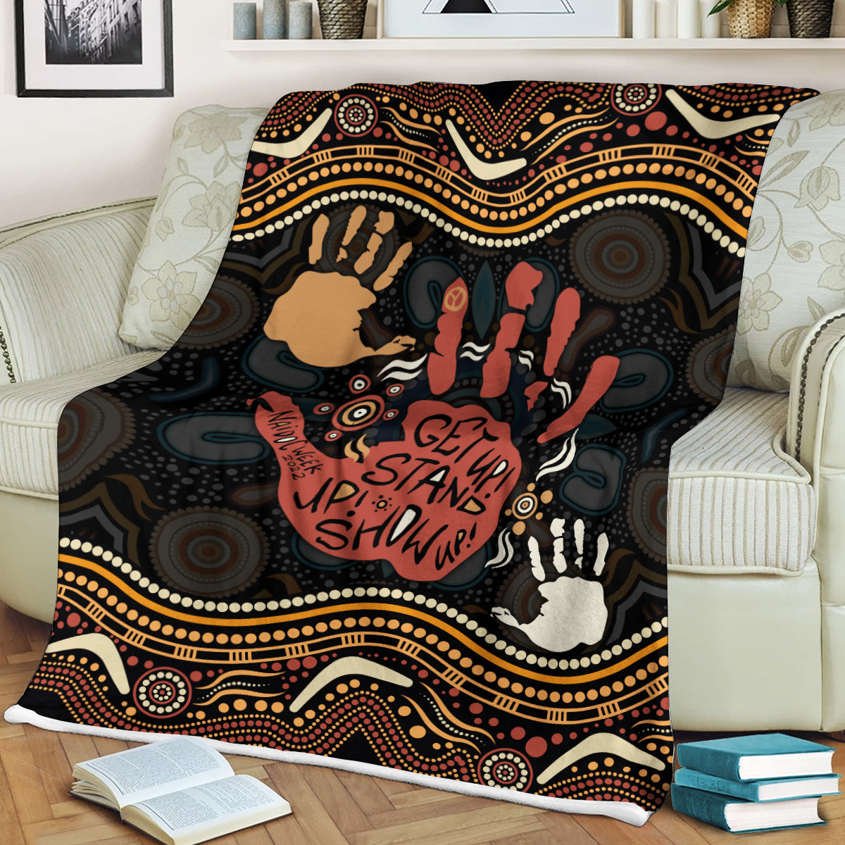 naidoc-week-2022-premium-blanket-aboriginal-art-hand-stencils