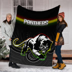 Black Panthers Rugby League Aboriginal Blanket - LT2