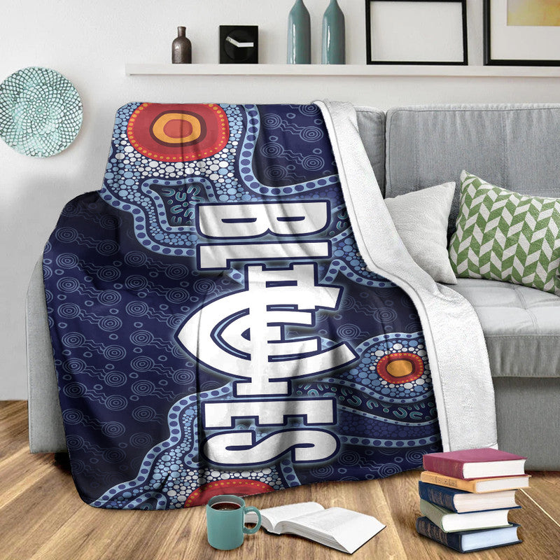 carlton-blues-indigenous-aboriginal-style-premium-blanket