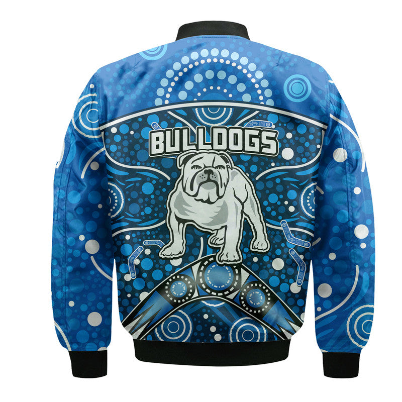 bulldogs-rugby-bomber-jacket-boomerang-indigenous-dots