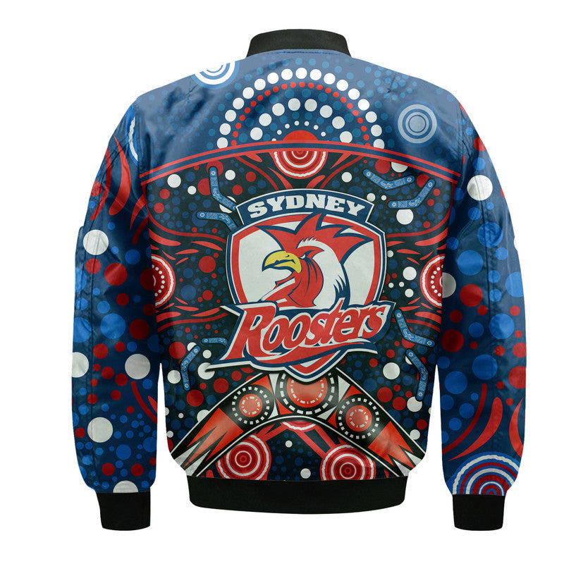 roosters-rugby-bomber-jacket-boomerang-indigenous-dots