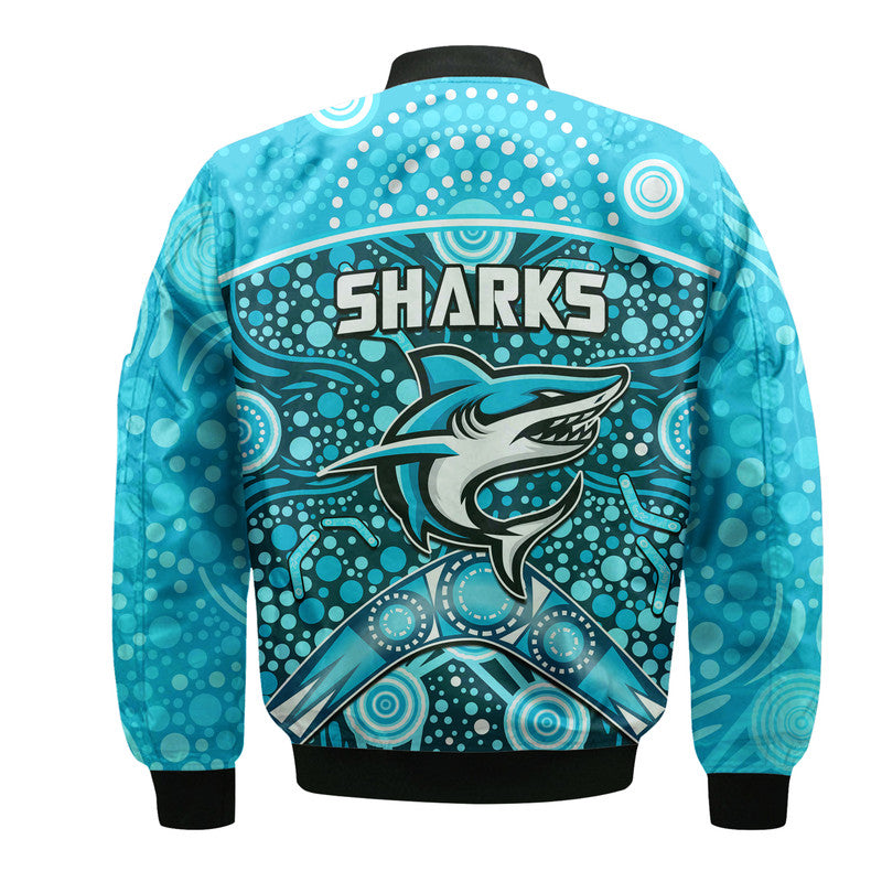 sharks-rugby-bomber-jacket-boomerang-indigenous-dots