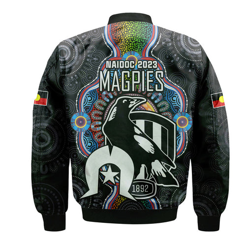 magpies-football-naidoc-week-2023-bomber-jacket-for-our-elders-indigenous