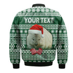 custom-personalised-australian-wombat-christmas-vibe-with-aboriginal-dot-painting-style-bomber-jacket