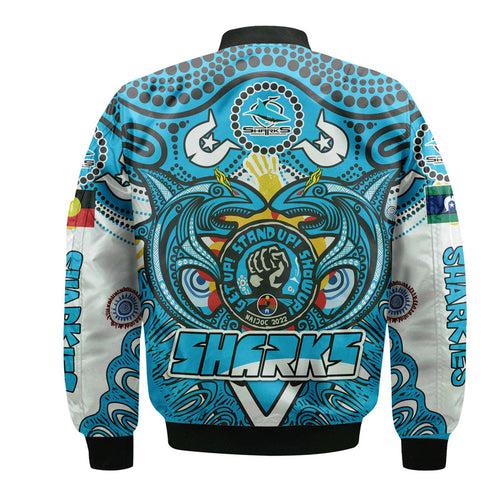 cronulla-sutherland-sharks-aboriginal-naidoc-week-2022-bomber-jacket