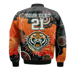 custom-text-and-number-wests-tigers-indigenous-aboriginal-rugby-bomber-jacket