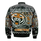 custom-personalised-wests-tigers-aboriginal-christmas-vibe-black-version-bomber-jacket