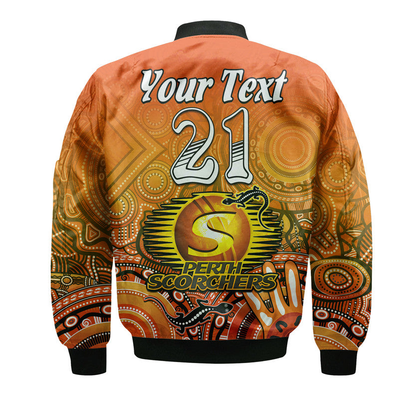 custom-personalised-perth-scorchers-champions-bomber-jacket-lizard-indigenous-aboriginal