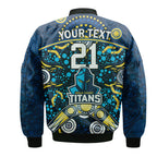custom-personalised-titans-rugby-bomber-jacket-boomerang-indigenous-dots