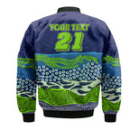 custom-text-and-number-canberra-the-green-machine-raiders-boomerang-indigenous-bomber-jacket