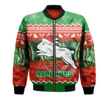 custom-personalised-south-sydney-rabbitohs-aboriginal-christmas-vibe-bomber-jacket
