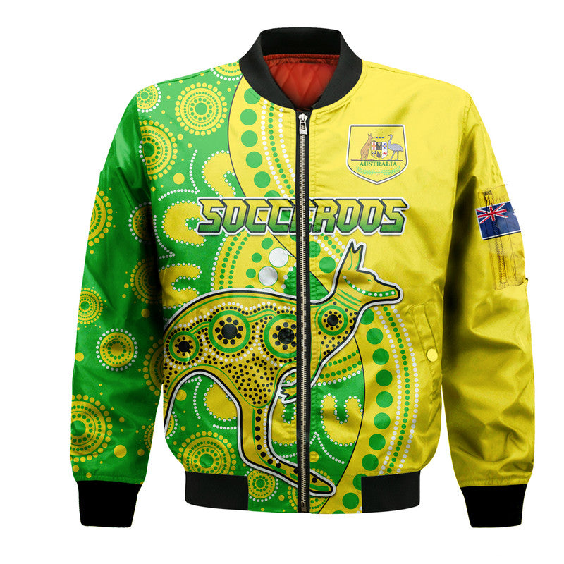 custom-personalised-australia-kangaroo-soccer-world-cup-bomber-jacket-socceroos-aboriginal