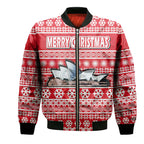 custom-personalised-australian-sydney-opera-house-christmas-vibe-with-aboriginal-dot-painting-style-bomber-jacket