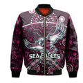 custom-personalised-sea-eagles-rugby-bomber-jacket-boomerang-indigenous-dots