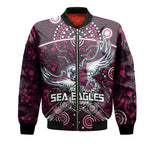 custom-personalised-sea-eagles-rugby-bomber-jacket-boomerang-indigenous-dots