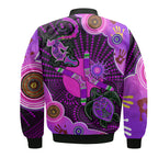aboriginal-purple-turtle-lizard-sun-bomber-jacket