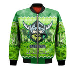 canberra-the-green-machine-raiders-aboriginal-christmas-vibe-bomber-jacket