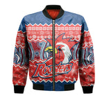 custom-personalised-sydney-aboriginal-roosters-christmas-vibe-bomber-jacket