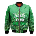 custom-personalised-melbourne-team-green-indigenous-aboriginal-stars-arts-bomber-jacket