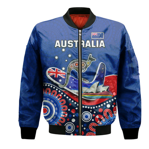 custom-personalised-australia-day-bomber-jacket-indigenous-kangaroo-and-boomerang