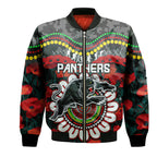 custom-personalised-panthers-rugby-anzac-bomber-jacket-camouflage-poppy