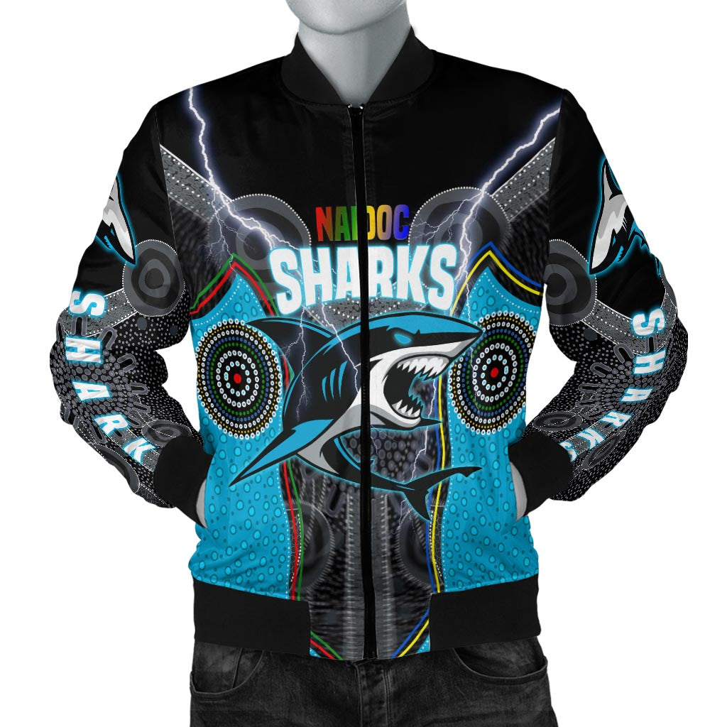 custom-personalised-cronulla-sutherland-sharks-womens-bomber-jacket-naidoc-week-special-style