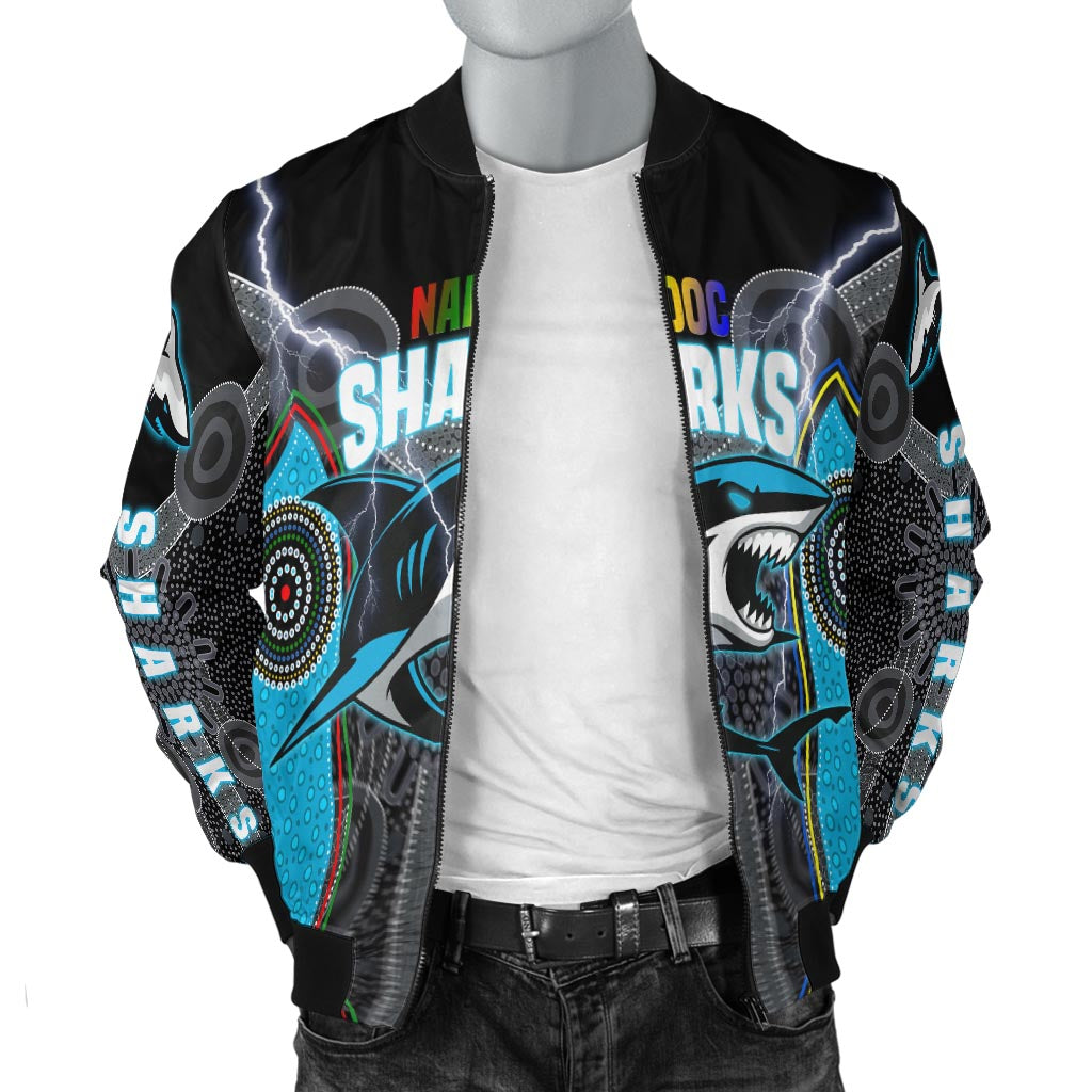 custom-personalised-cronulla-sutherland-sharks-womens-bomber-jacket-naidoc-week-special-style