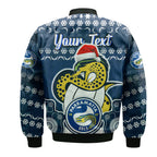 custom-personalised-parramatta-eels-christmas-vibe-with-aboriginal-dot-panting-style-bomber-jacket