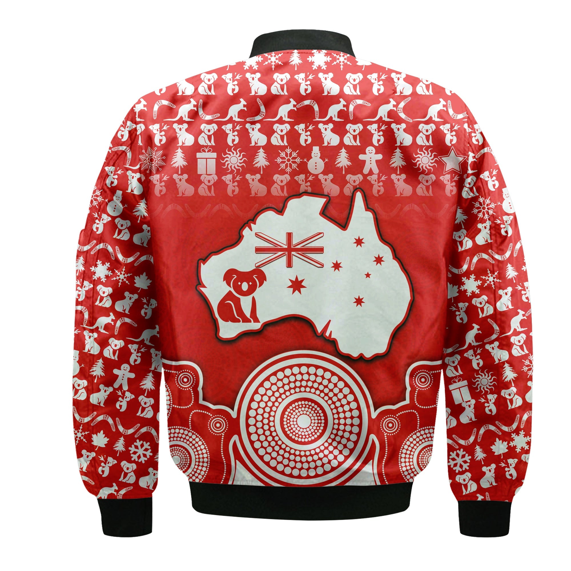 australian-koala-christmas-vibe-with-aboriginal-dot-painting-style-no1-bomber-jacket