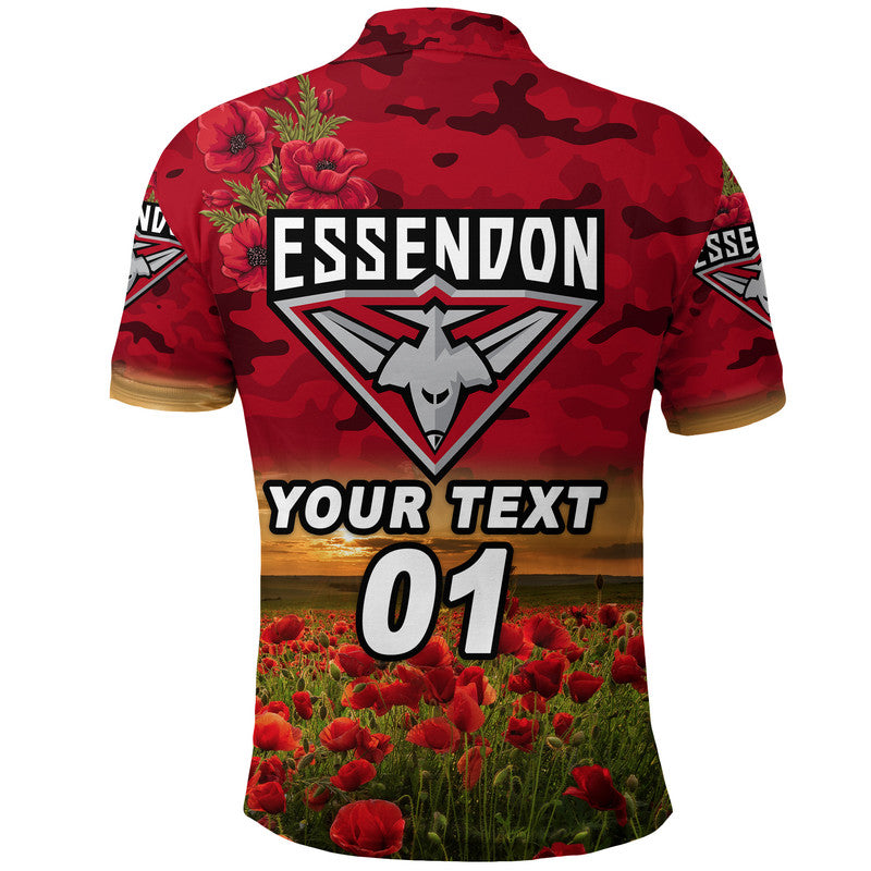 custom-personalised-essendon-bombers-anzac-polo-shirt-poppy-vibes-red