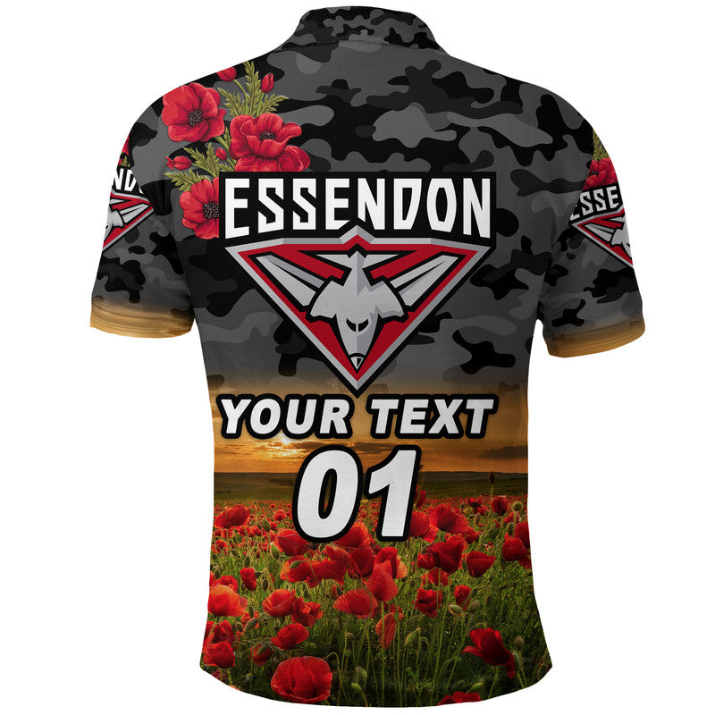 custom-personalised-essendon-bombers-anzac-polo-shirt-poppy-vibes-black