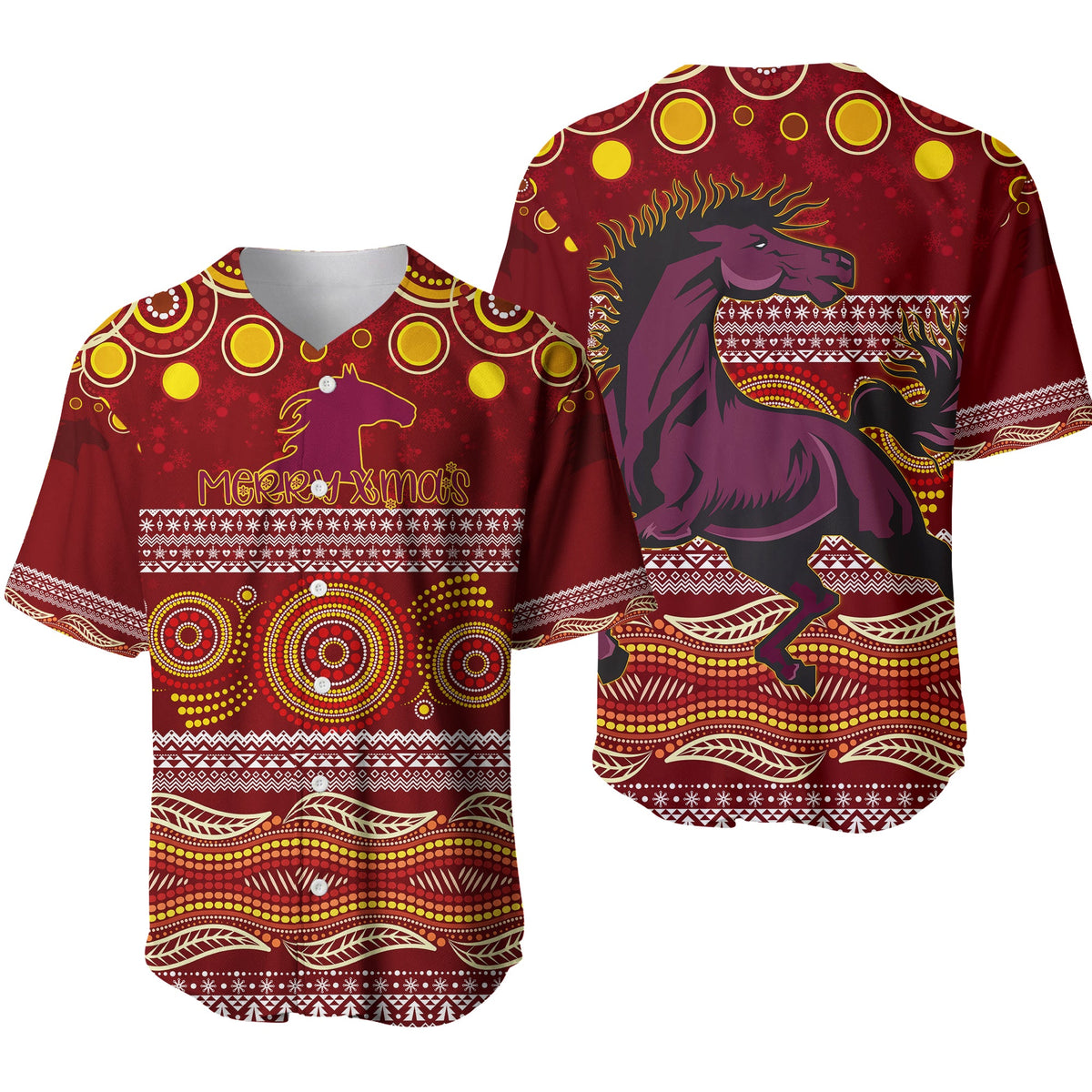 broncos-christmas-red-aboriginal-art-baseball-jersey