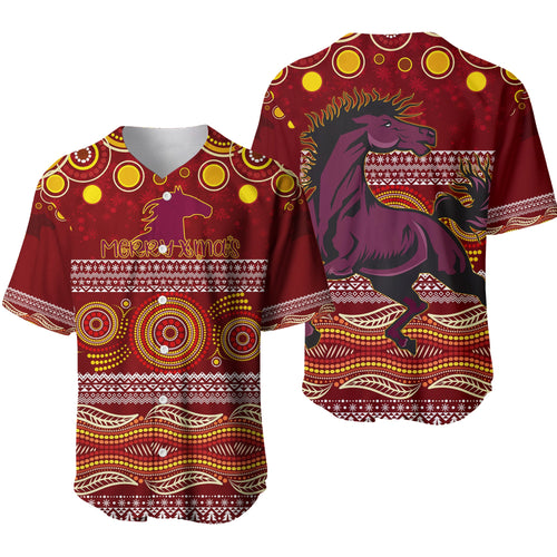 broncos-christmas-red-aboriginal-art-baseball-jersey