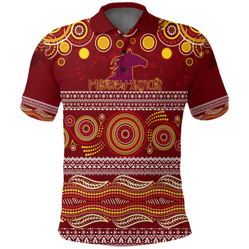 broncos-christmas-red-aboriginal-art-polo-shirt