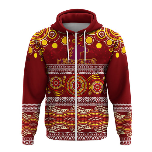 broncos-christmas-red-aboriginal-art-zip-hoodie
