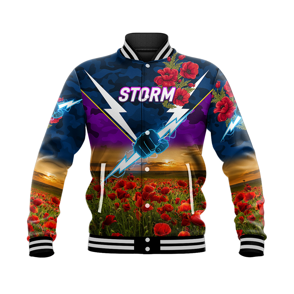 custom-personalised-melbourne-storm-anzac-2022-baseball-jacket-poppy-flowers-vibes