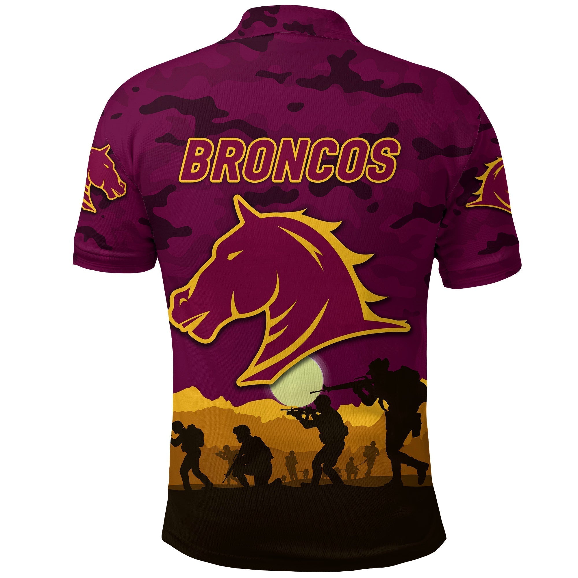 broncos-anzac-polo-shirt-simple-style-maroon