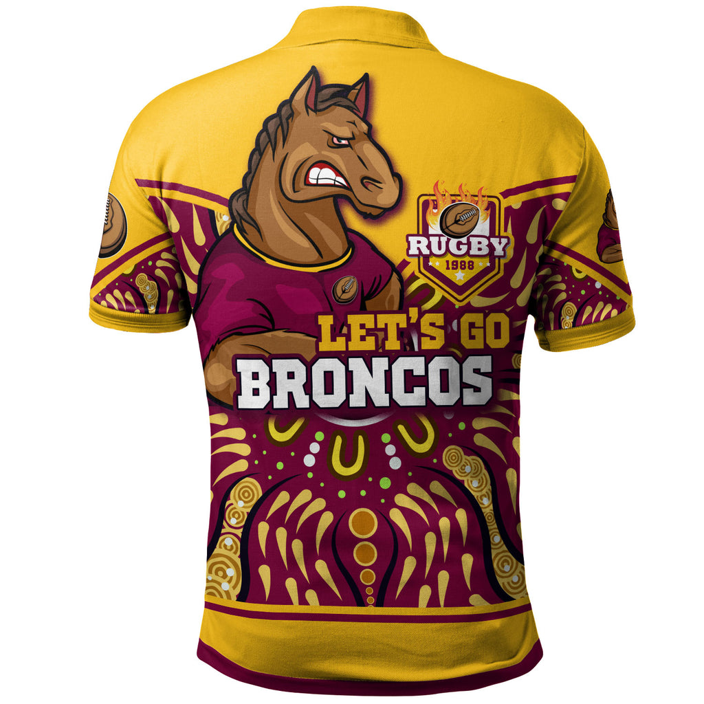 broncos-rugby-polo-shirt-custom-home-of-the-mighty-broncos-aboriginal-patterns-polo-shirt