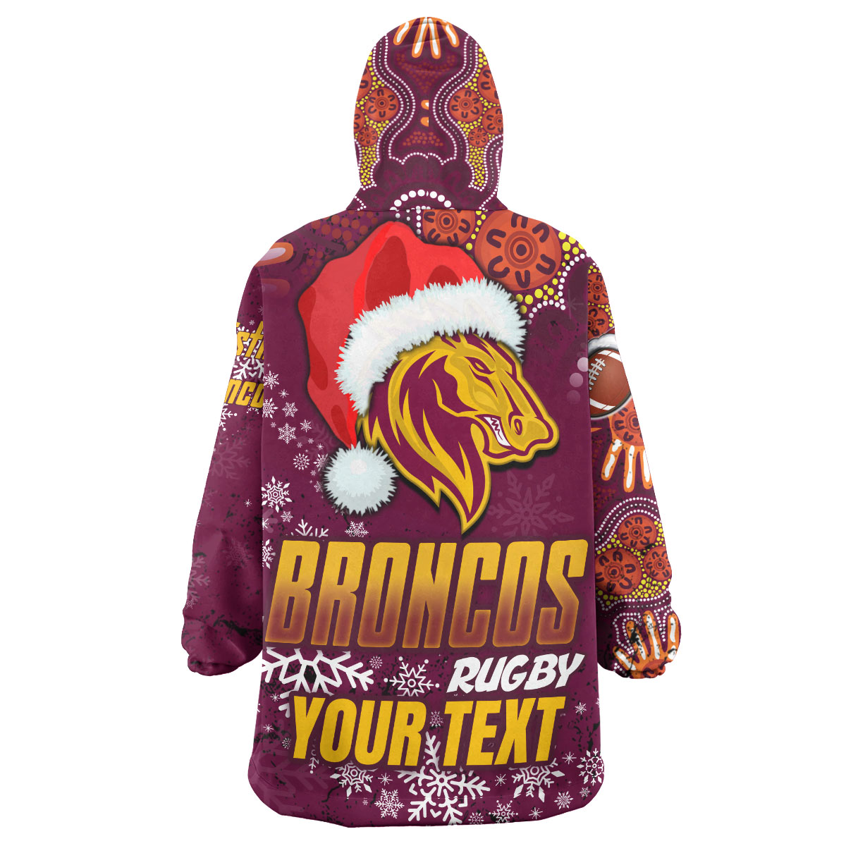broncos-rugby-snug-hoodie-custom-christmas-santa-hat-horse-rugby-ball-wearable-blanket-hoodie