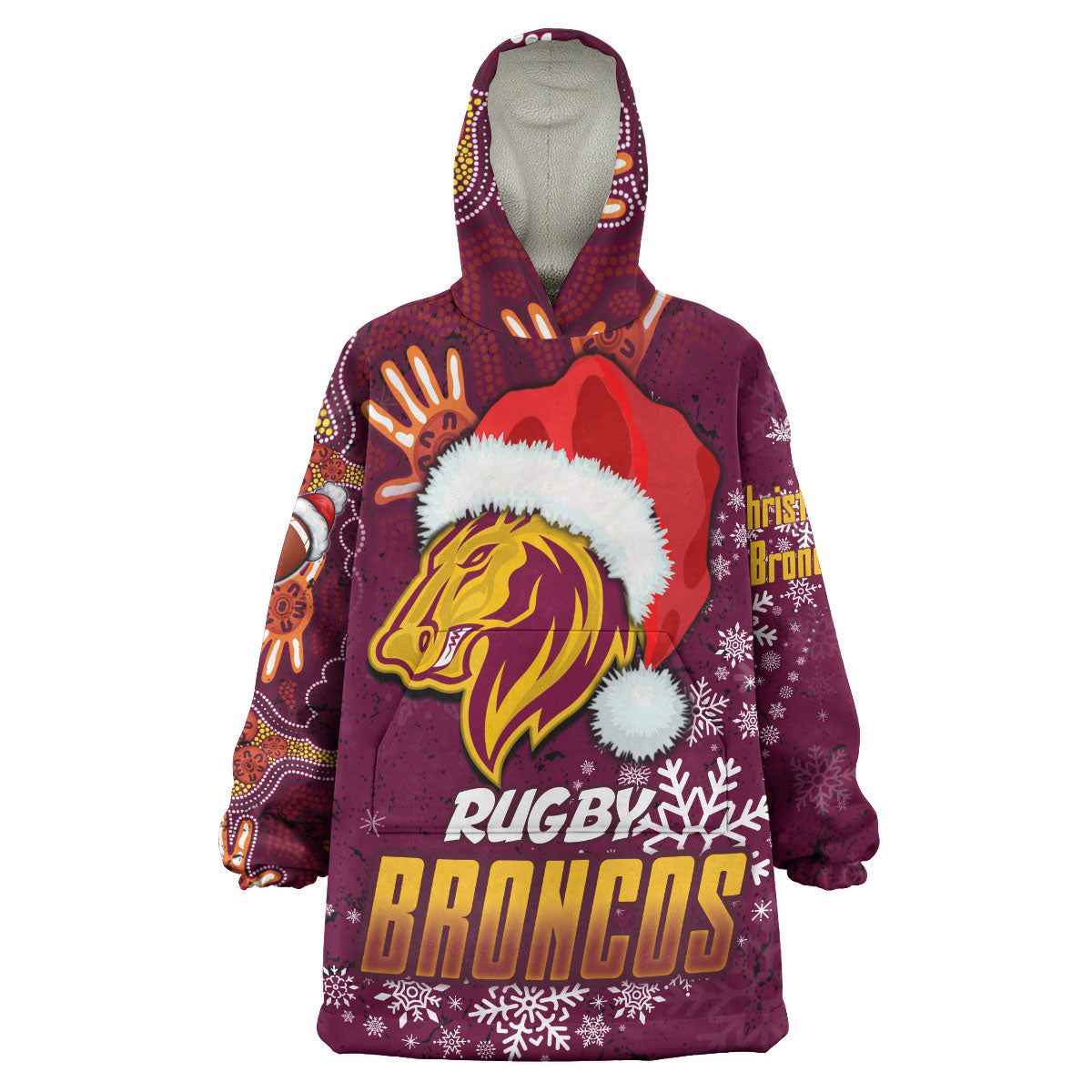 broncos-rugby-snug-hoodie-custom-christmas-santa-hat-horse-rugby-ball-wearable-blanket-hoodie