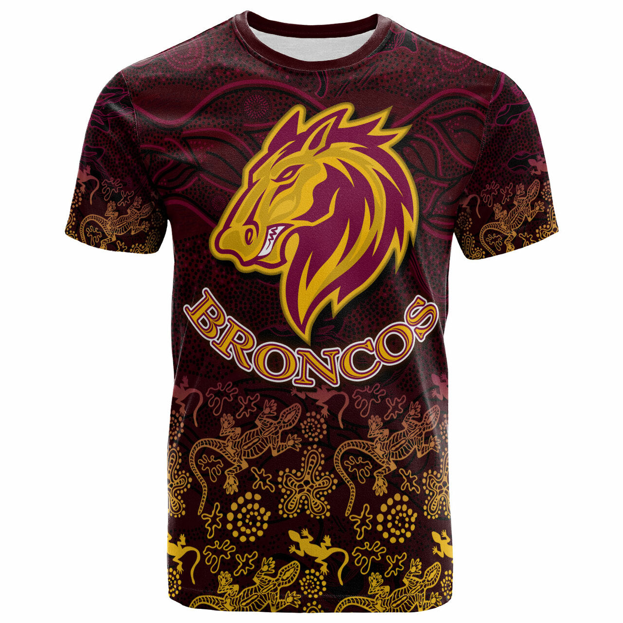 broncos-rugby-t-shirt-custom-broncos-animals-in-aboriginal-art-t-shirt