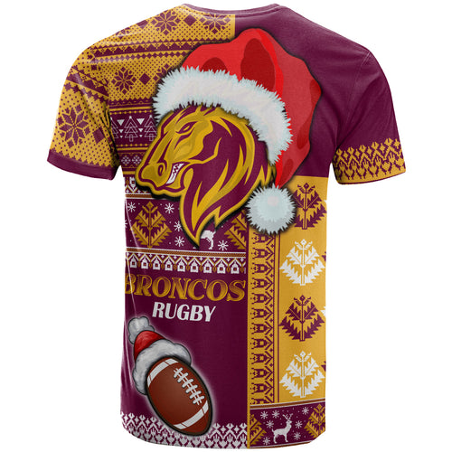 broncos-rugby-t-shirt-custom-christmas-snowflakes-broncos-mascot-t-shirt