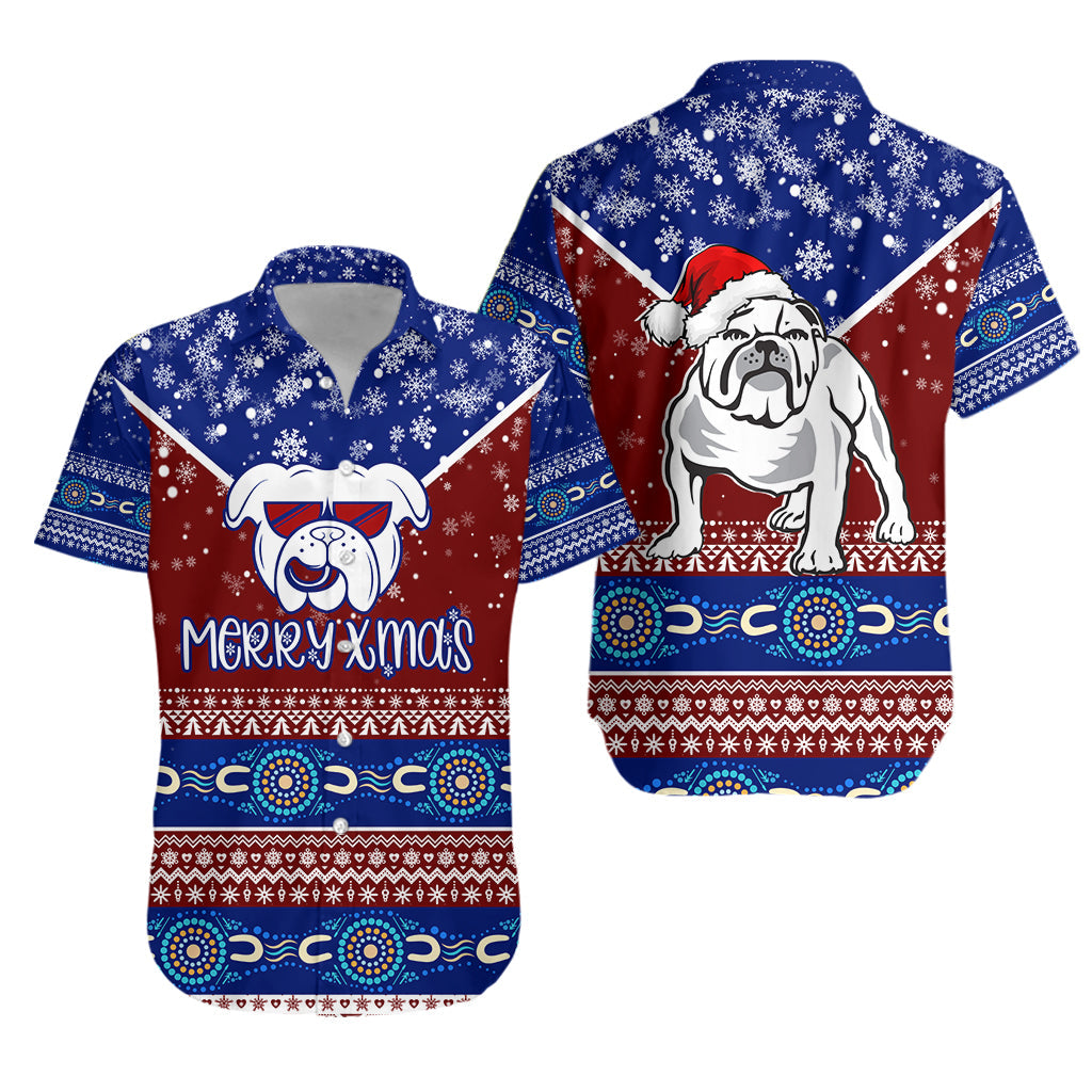 aboriginal-winter-bulldogs-merry-xmas-hawaiian-shirt