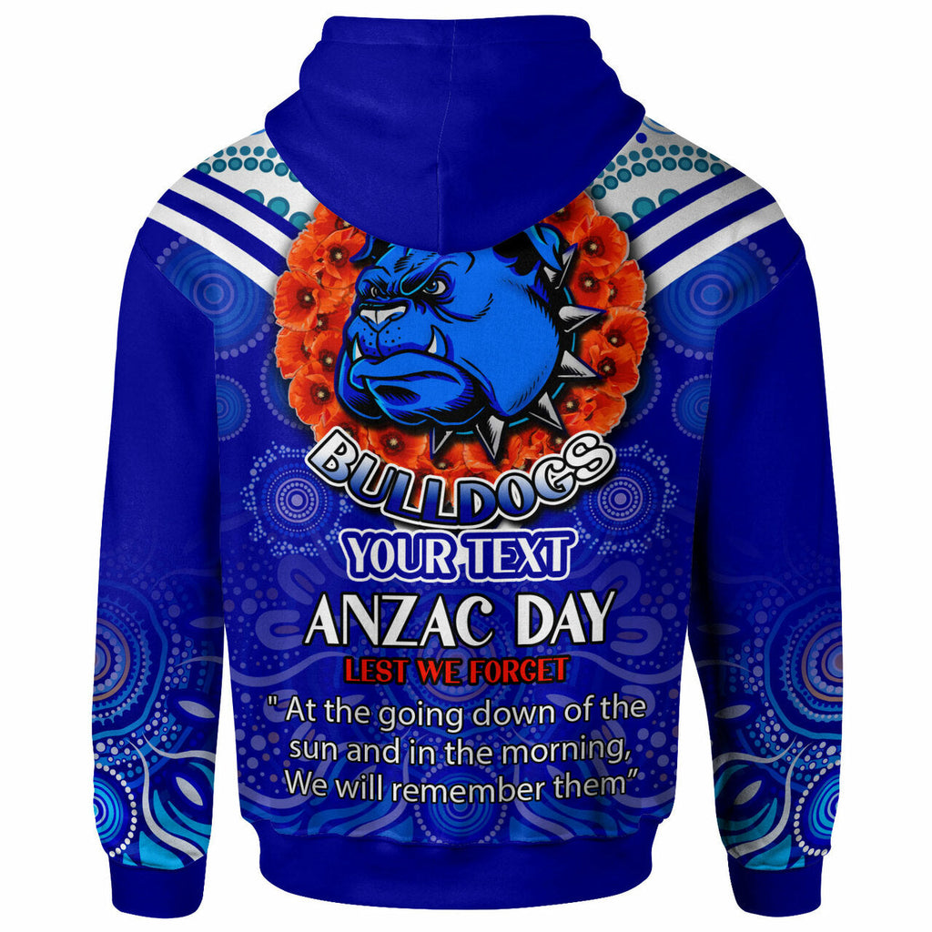 bulldogs-rugby-hoodie-custom-anzac-bulldogs-aboriginal-style-of-dot-hoodie