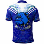 bulldogs-rugby-polo-shirt-custom-bulldogs-aboriginal-style-of-dot-polo-shirt