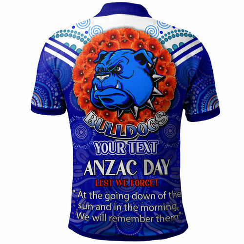 bulldogs-rugby-polo-shirt-custom-anzac-bulldogs-aboriginal-style-of-dot-polo-shirt