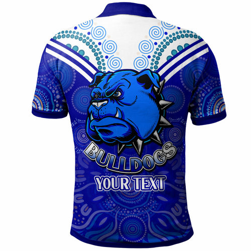 bulldogs-rugby-polo-shirt-custom-bulldogs-aboriginal-style-of-dot-polo-shirt