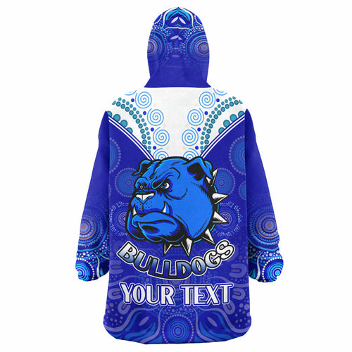 bulldogs-rugby-snug-hoodie-custom-bulldogs-aboriginal-style-of-dot-oodie-blanket