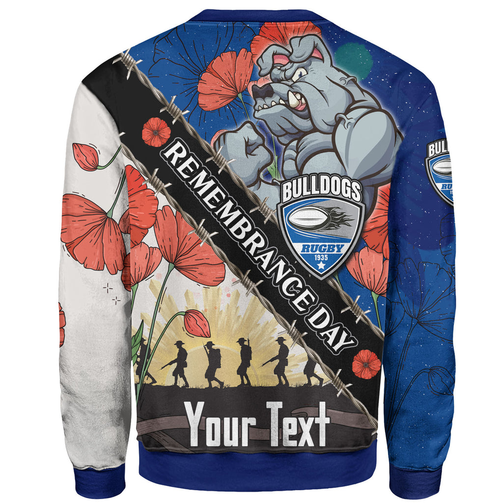 bulldogs-rugby-sweatshirt-custom-bulldogs-rugby-remembrance-day-lest-we-forget-sweatshirt