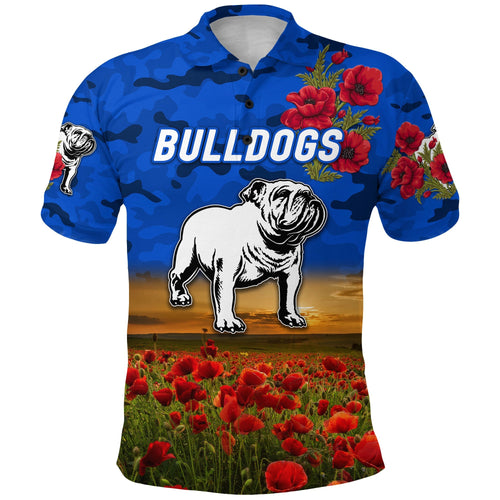 custom-personalised-canterbury-bankstown-bulldogs-anzac-2022-polo-shirt-poppy-flowers-vibes-blue